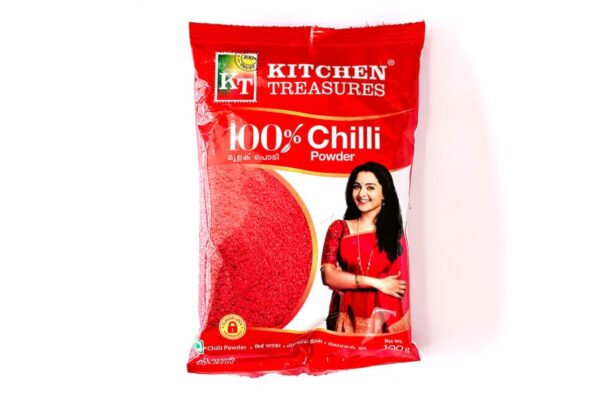 KITCHEN TREASURES CHILLI POWDER 100G