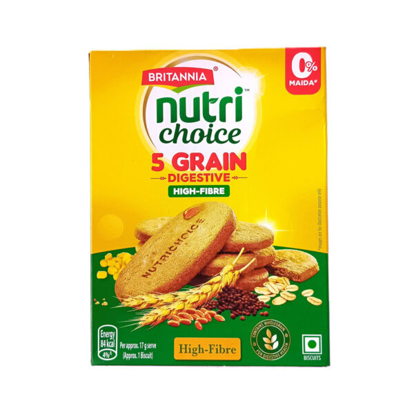 BRITANNIA NUTRI CHOICE 5 GRAIN DIGESTIVE 200G